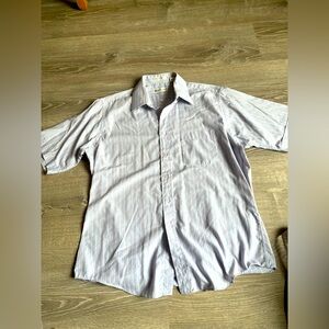 Vintage Balmain Striped Button-Up Shirt